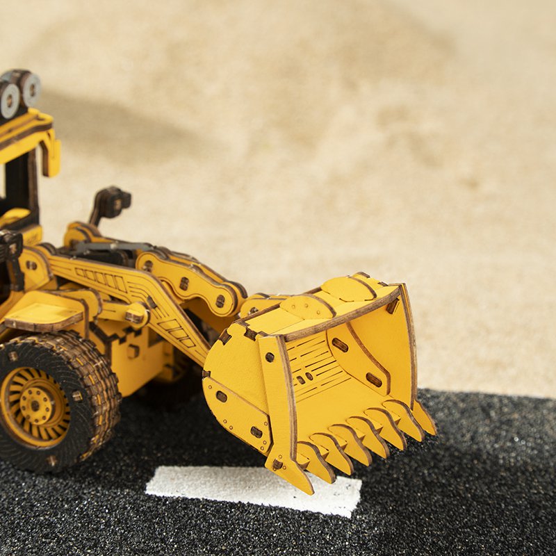 Robotime, Houten Puzzel 3D Bulldozer