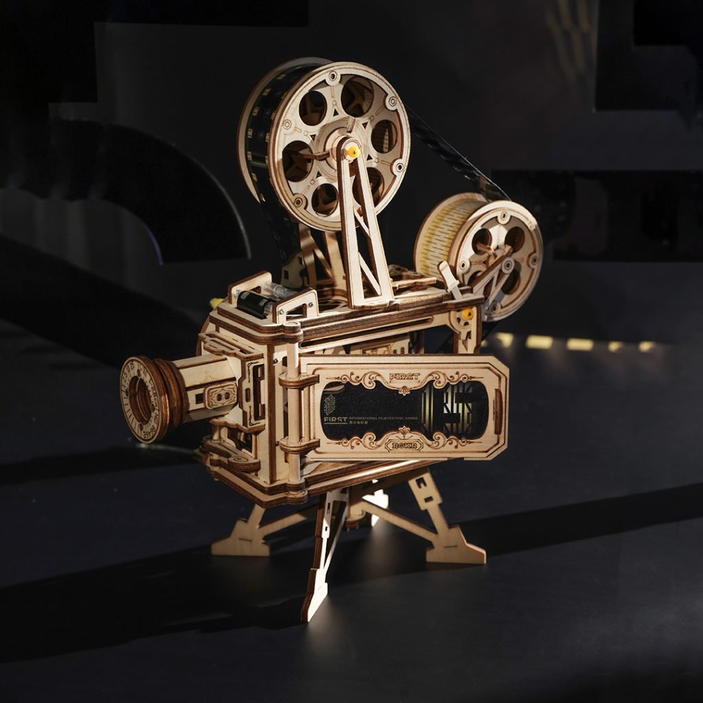 Robotime, Houten Puzzel 3D Vitascope/Movieprojector