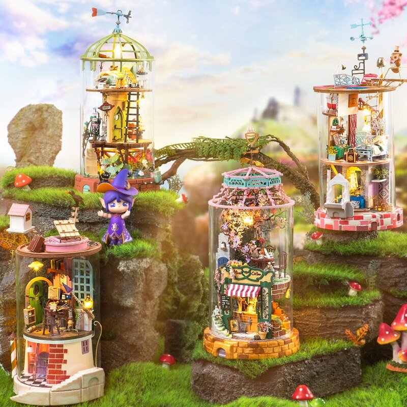 Poppenhuisje DIY Bloomy House, Robotime