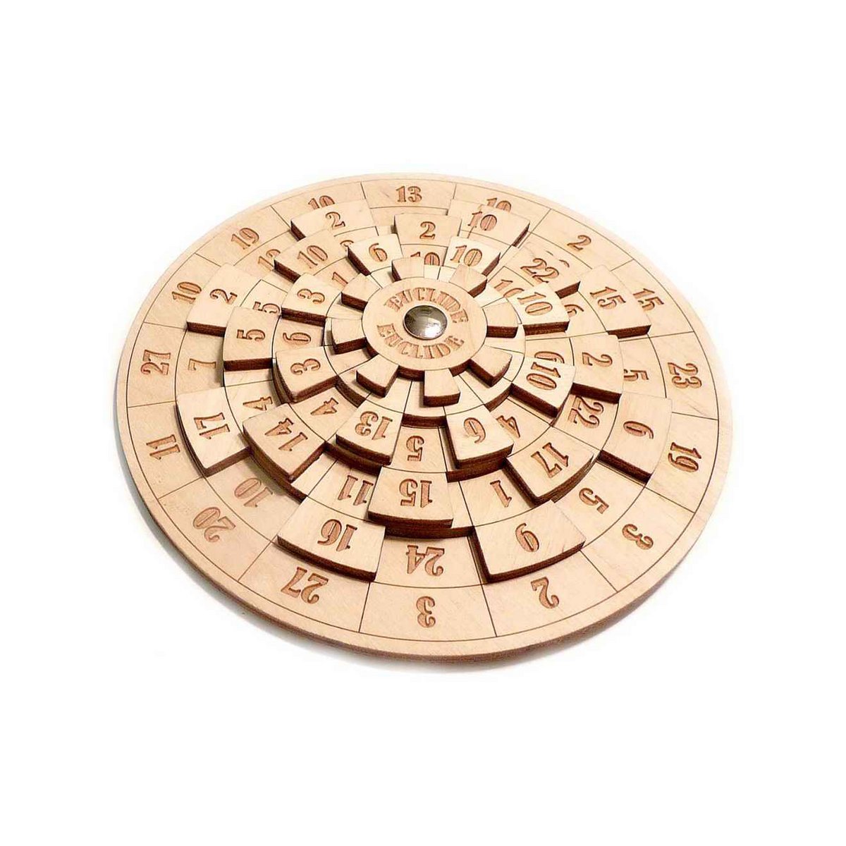 Logica Giochi Houten rekenpuzzel Euclide, LG431, 15x15x2cm