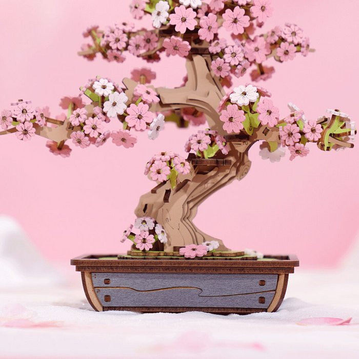 Robotime, Lekker onthaasten met dit DIY pakket, Sakura Bonsai.