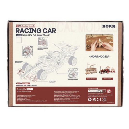 Robotime, Houten Puzzel 3D Racing Car