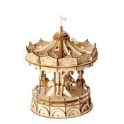 Robotime, 3D Houten Puzzel Merry Go Round