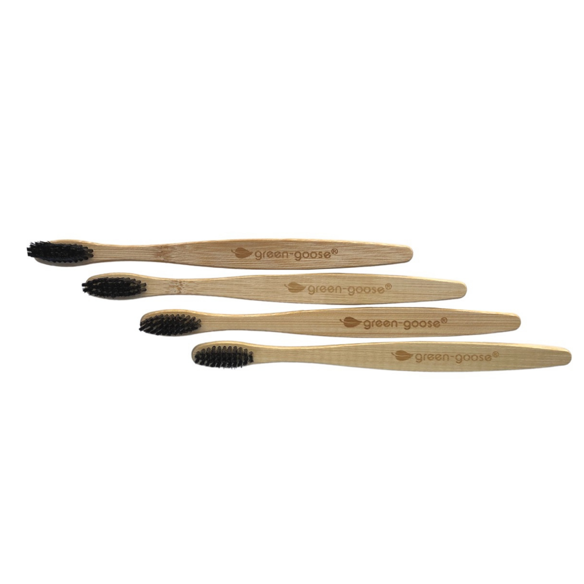 green-goose Bamboe Tandenborstels | 8 Stuks | Hard