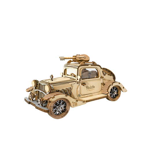 Robotime, 3D Houten Puzzel Vintage Car