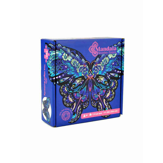 Mandala Houten Logica Giochi Legpuzzel Nachtvlinder/ Butterfly