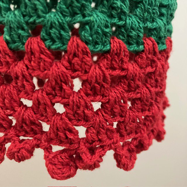 Luna-Leena Lampion Crochet - Groen - Organisch katoen - Handhaak in Nepal