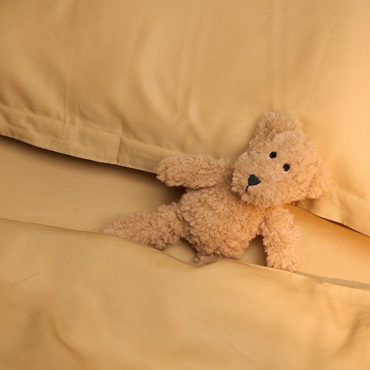 Kids - TENCEL™ Twill Kussensloop Okergeel