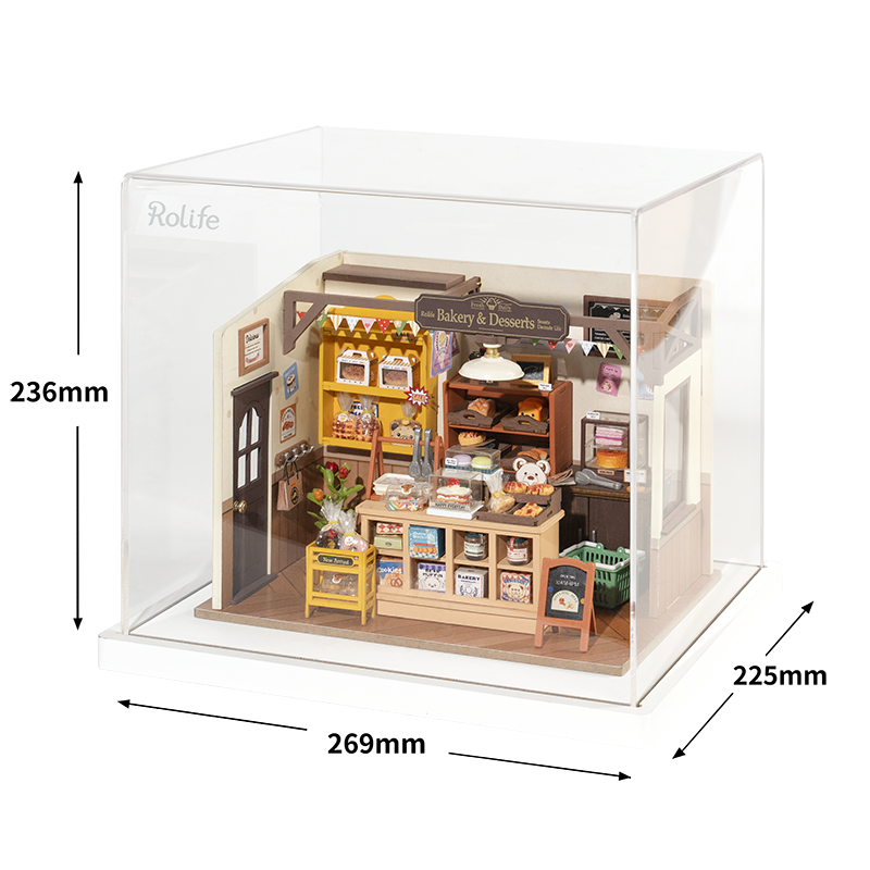 Robotime, DIY Huisje Becka's Baking House met LED verlichting