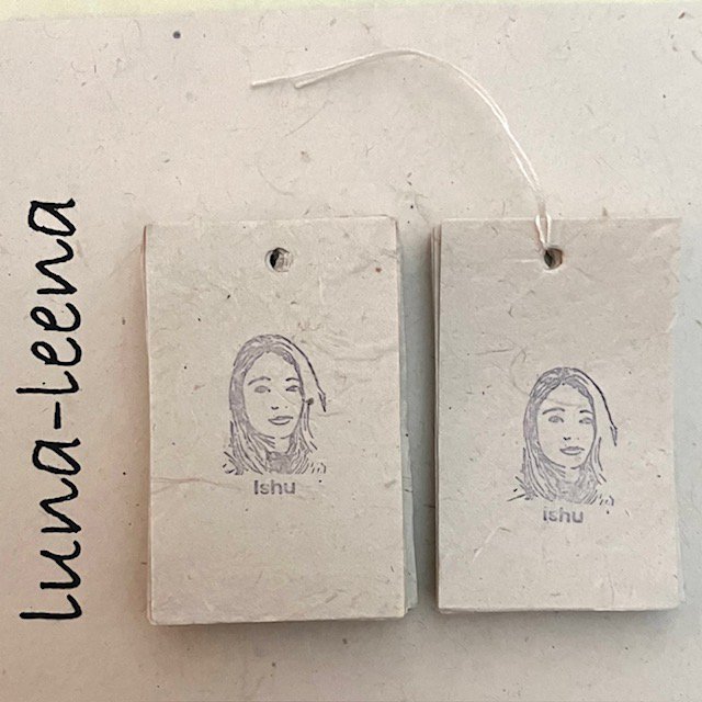 Luna-Leena brillenkoord - Glaskralen - Handgemaakt in Nepal