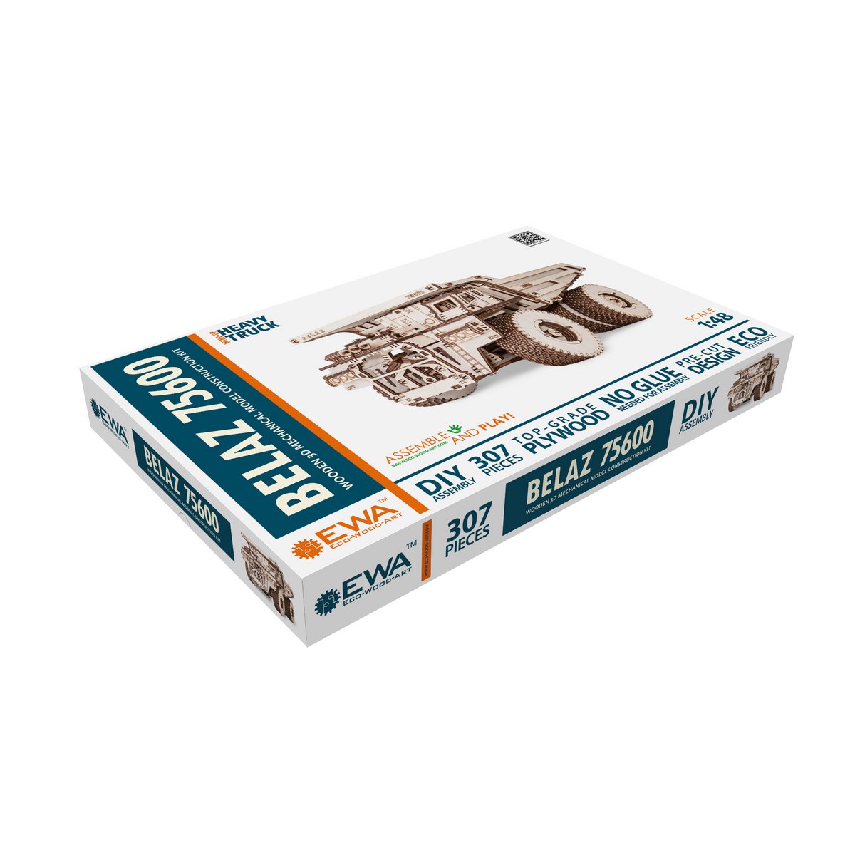 DIY Eco Wood Art 3D Houten Puzzel Belaz 75600