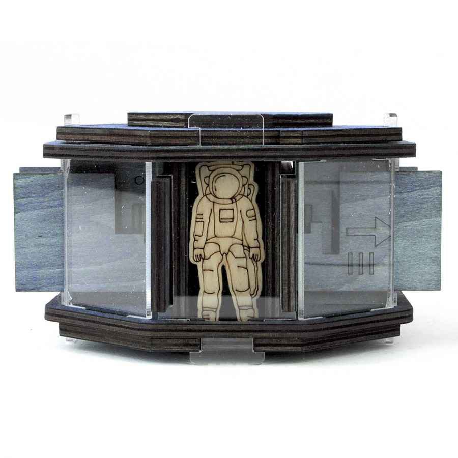 Logica Giochi Houten Breinbreker Star Adventures Mission The Space Station, 11,5x11,5x6cm