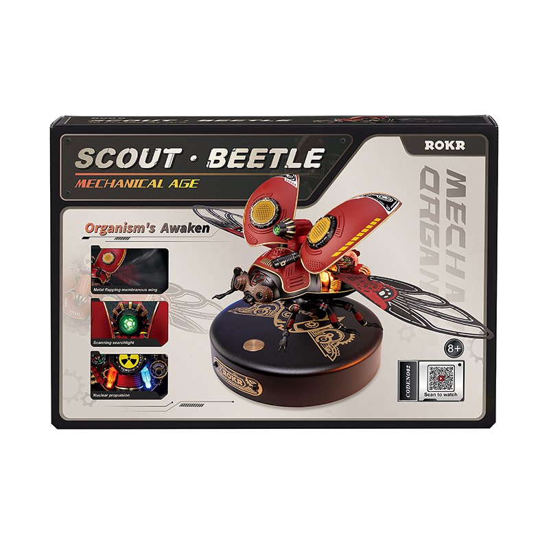 3D DIY Kunststof Bouwpakket Scout Kever/ Beetle, Robotime