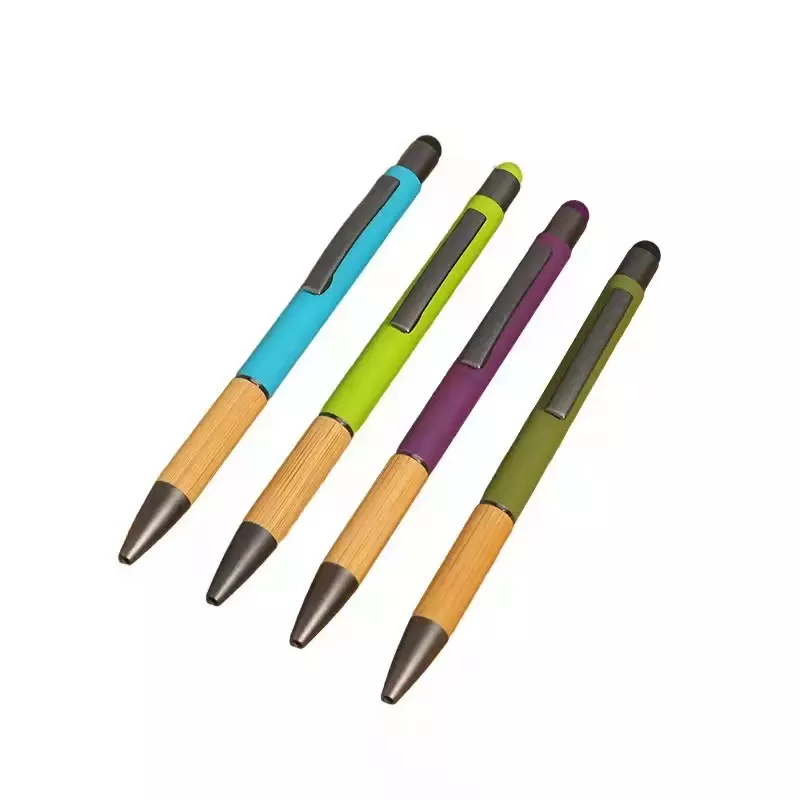 green-goose Bamboe Stylus Pen | Random Kleuren | 8 Stuks