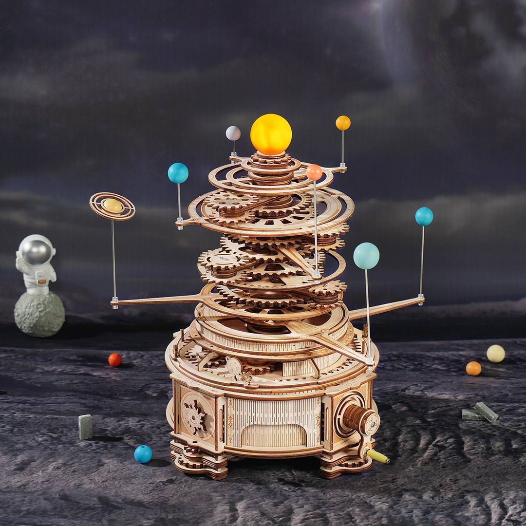 Robotime, Houten Puzzel 3D Solar System Planetary Orbits