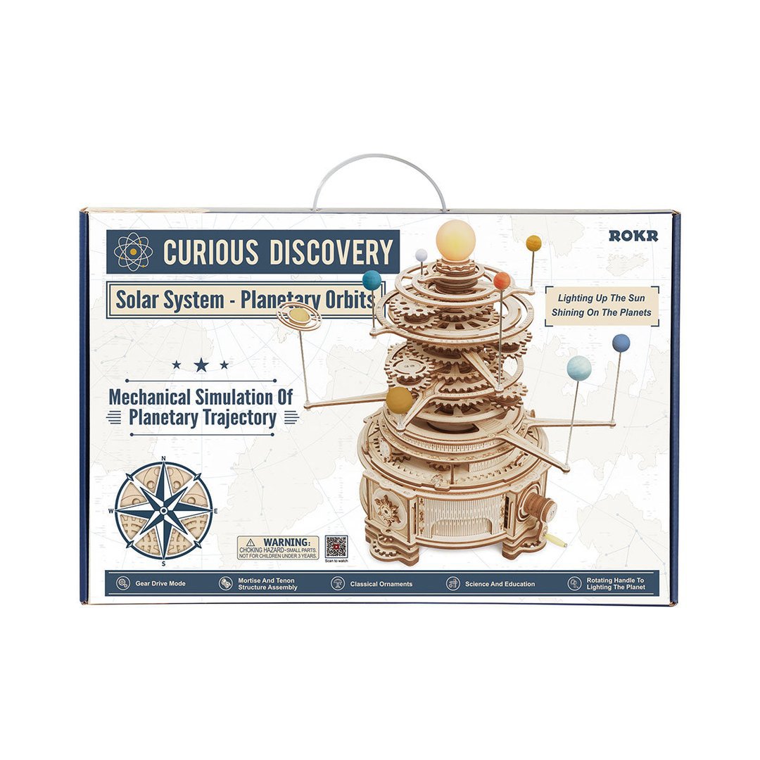 Robotime, Houten Puzzel 3D Solar System Planetary Orbits