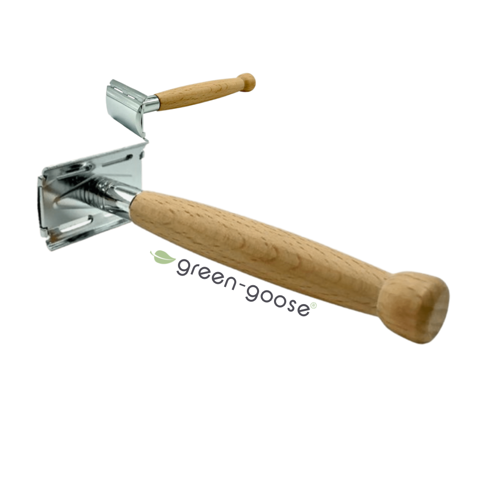 green-goose Scheerset met Scheerolie - Bamboe