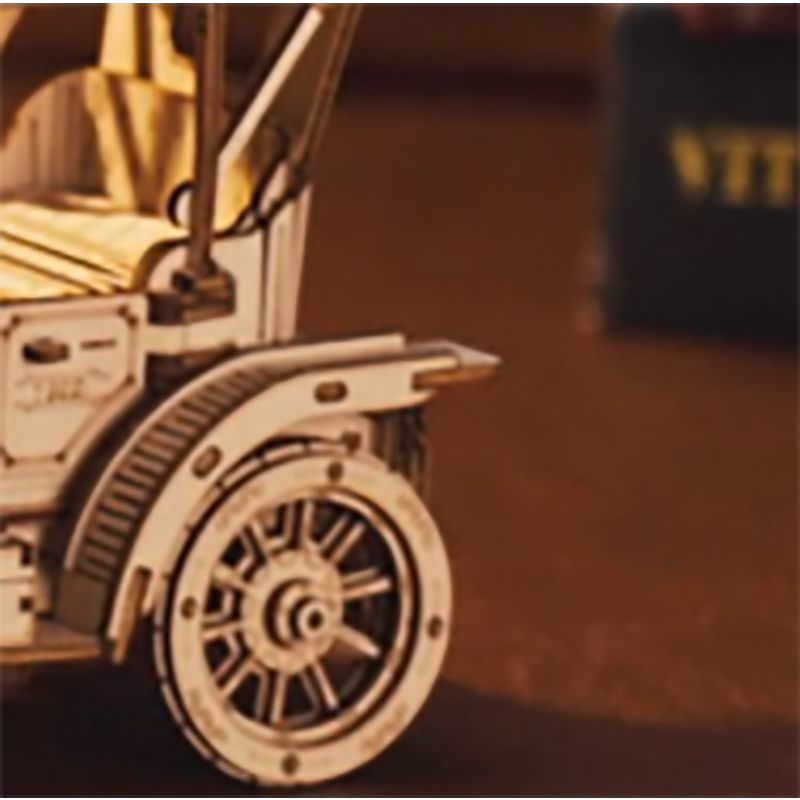 Robotime, Houten Puzzel 3D Vintage Car
