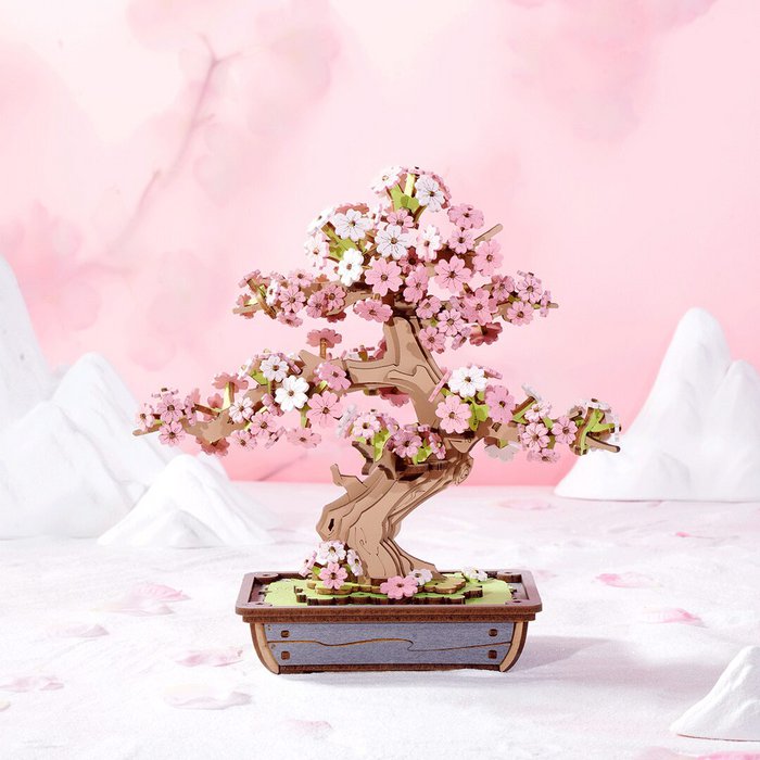 Robotime, Lekker onthaasten met dit DIY pakket, Sakura Bonsai.