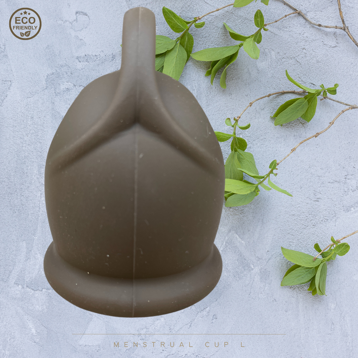 green-goose Menstruatie Cup L | 2 Stuks | Bruin