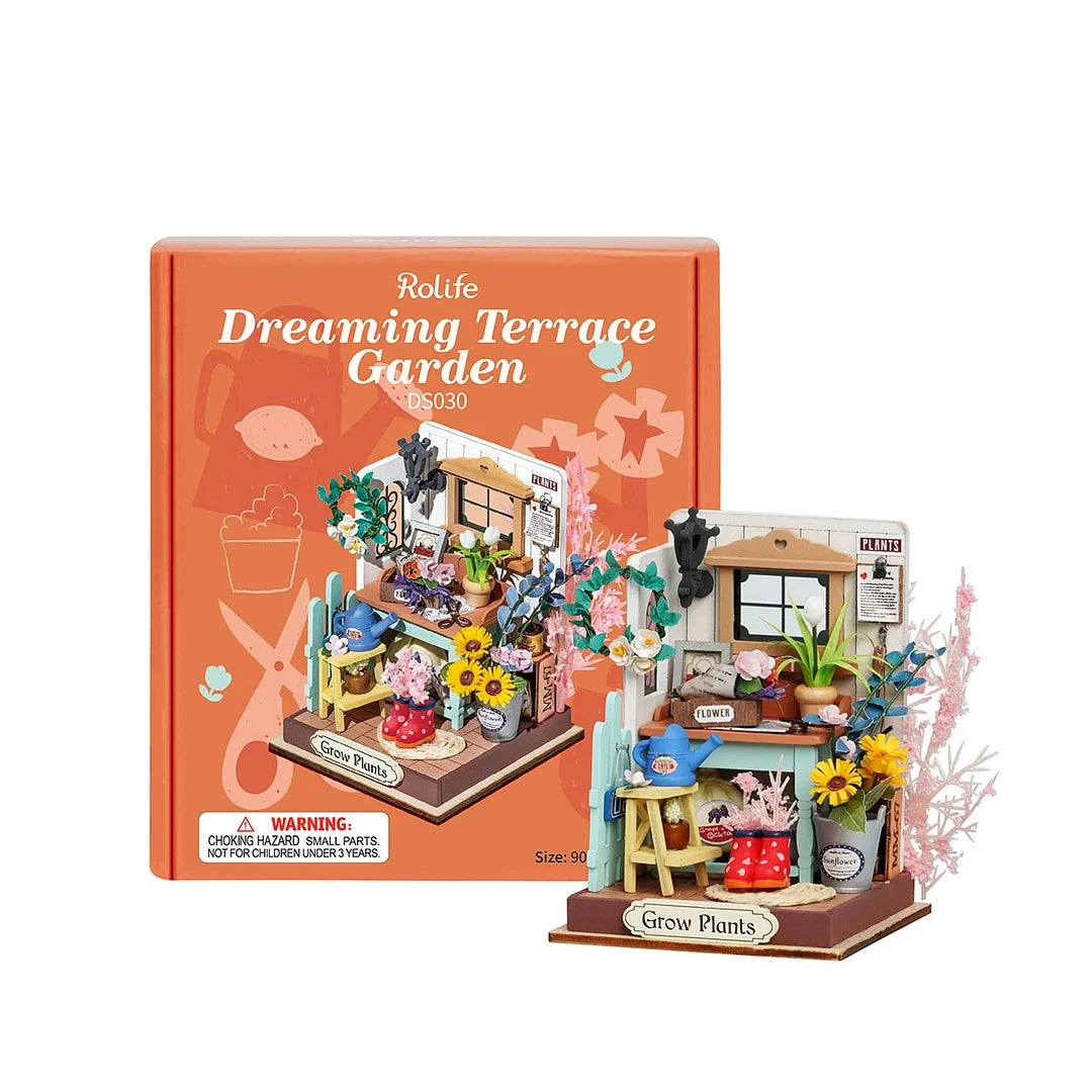 Robotime, DIY Huisje Dreaming Terrace Garden