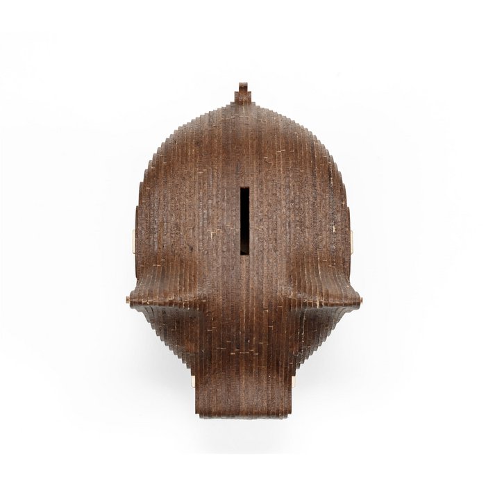 Eco Wood Art (EWA) 3D Houten Bouwset Spaarpot Varkentje/Pig, 3779, 16,3x10,4x13,9cm