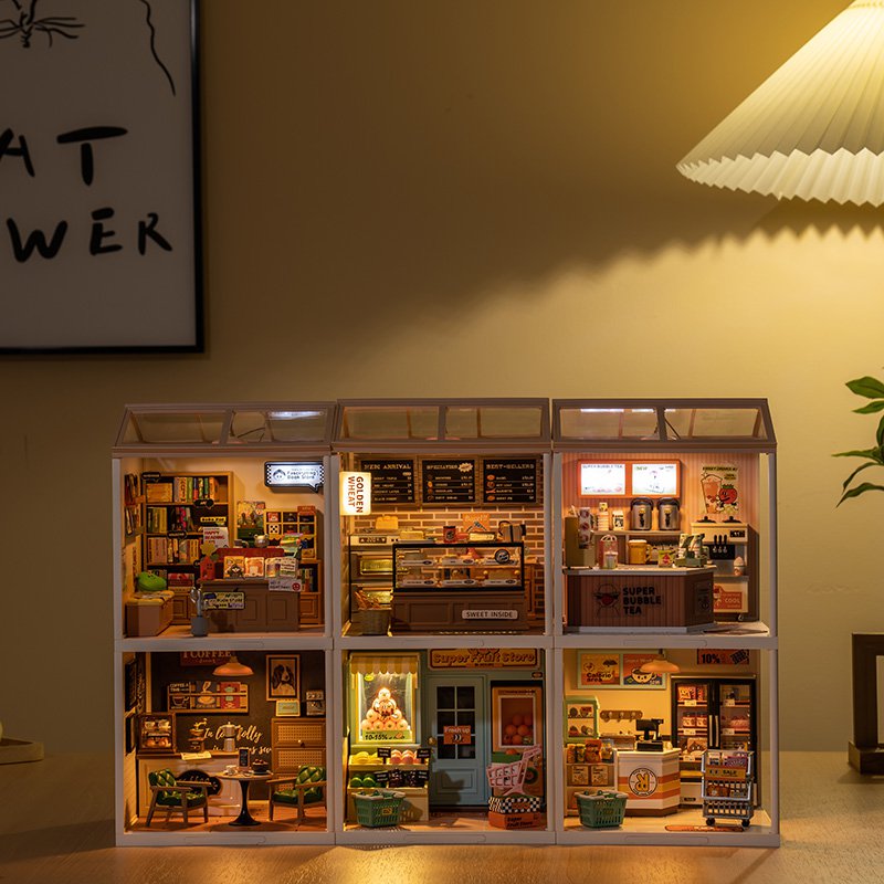 Robotime, DIY Huisje Super Store Daily VC Fruit Store
