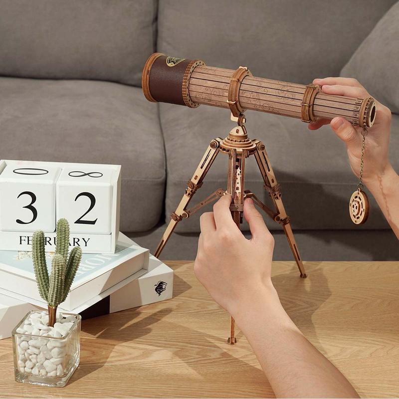 Robotime, Houten Puzzel 3D Monocular Telescope