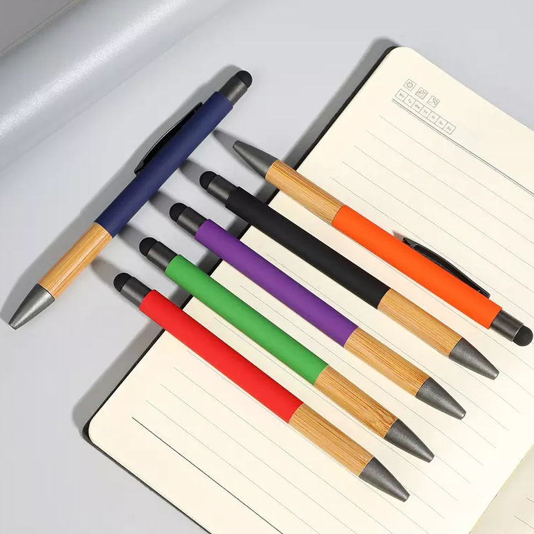 green-goose Bamboe Stylus Pen | Random Kleuren | 8 Stuks