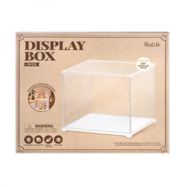 Robotime, DIY Dustcover voor DIY Huisjes, DG11/12/13, DF03L, 28,7x23,7x24,4 cm