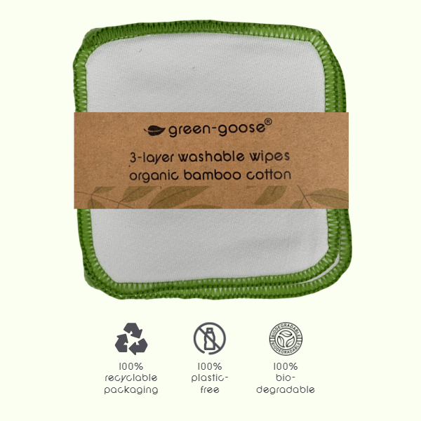 green-goose Herbruikbare Wattenschijfjes - 15 Stuks - Mix