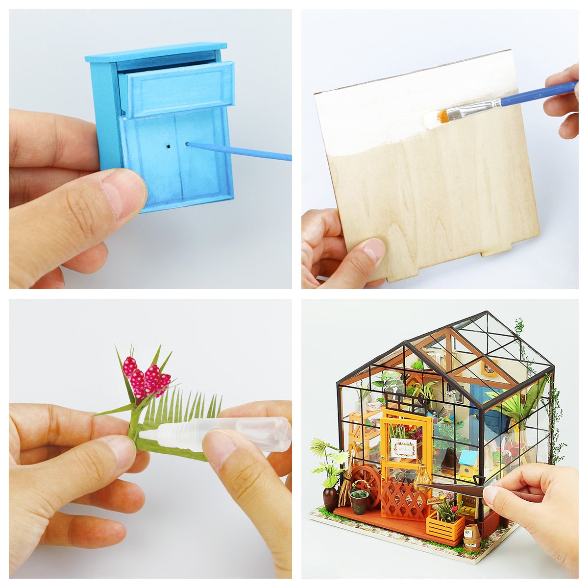 Robotime DIY Huisje Cathy's Green House