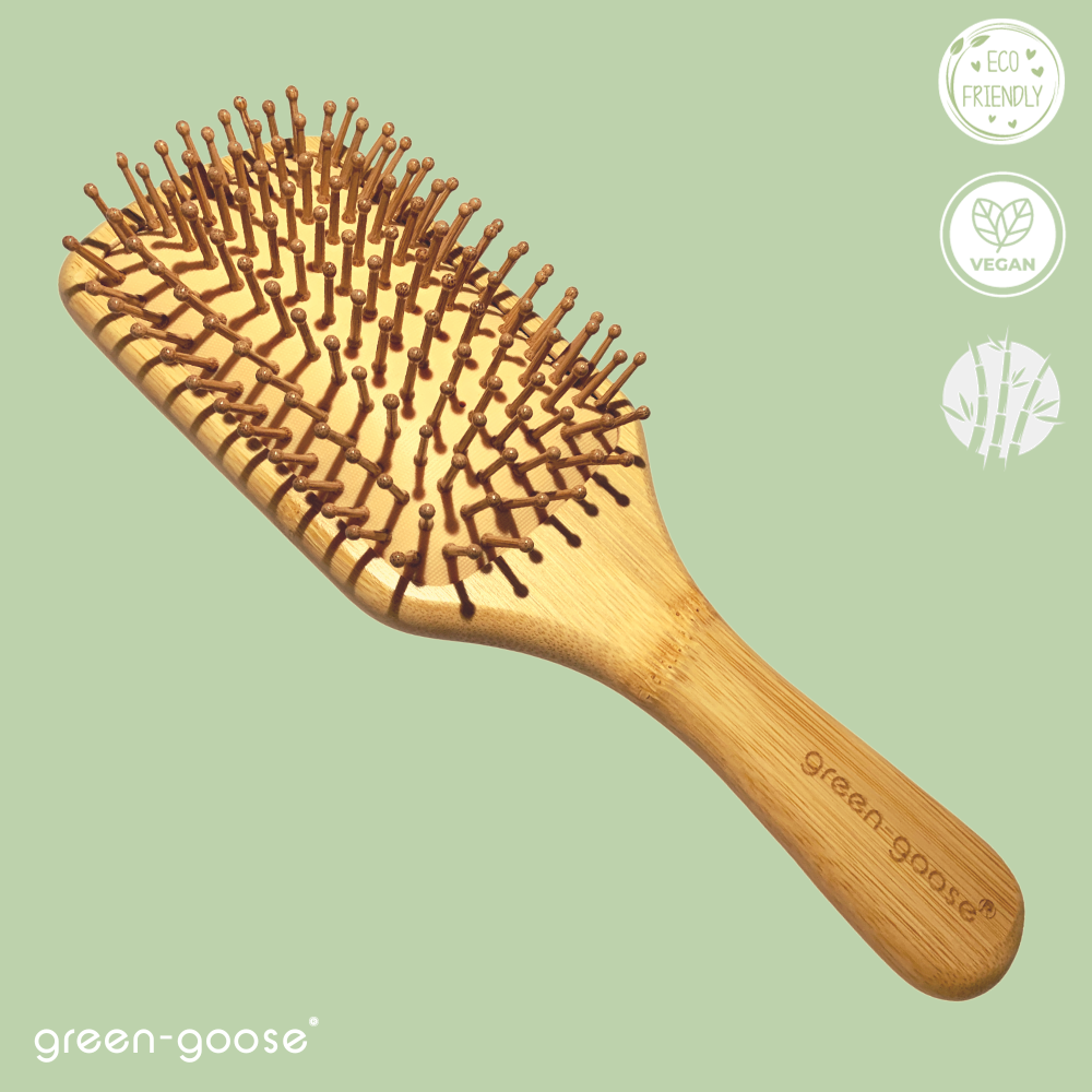 green-goose Bamboe Haarborstel XL
