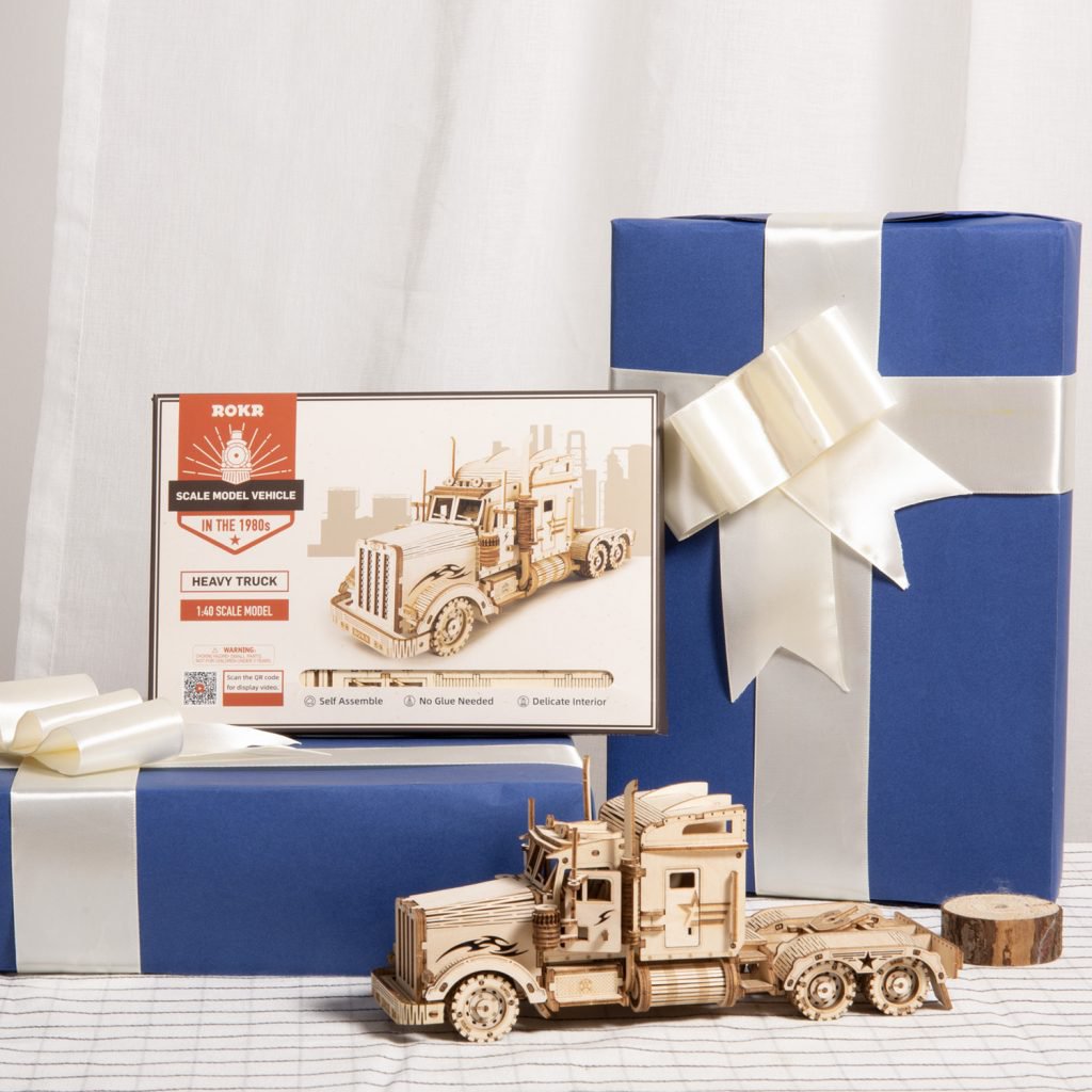 Robotime Houten Puzzel 3D Heavy Truck