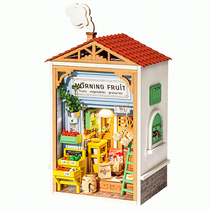 Robotime, DIY Huisje Morning Fruit Store