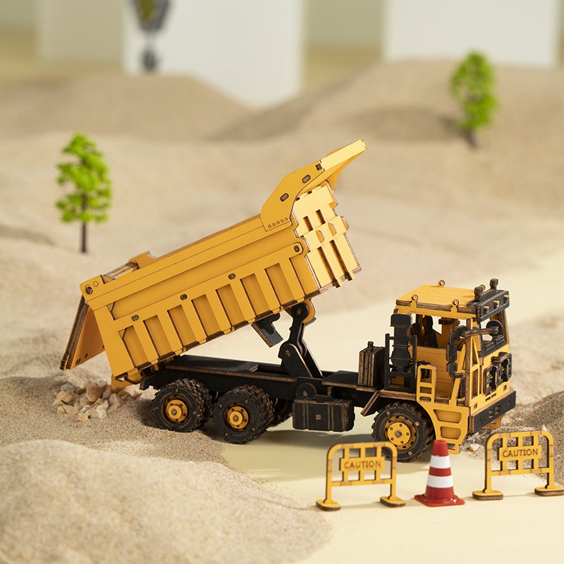 Robotime, Houten Puzzel 3D Dump Truck
