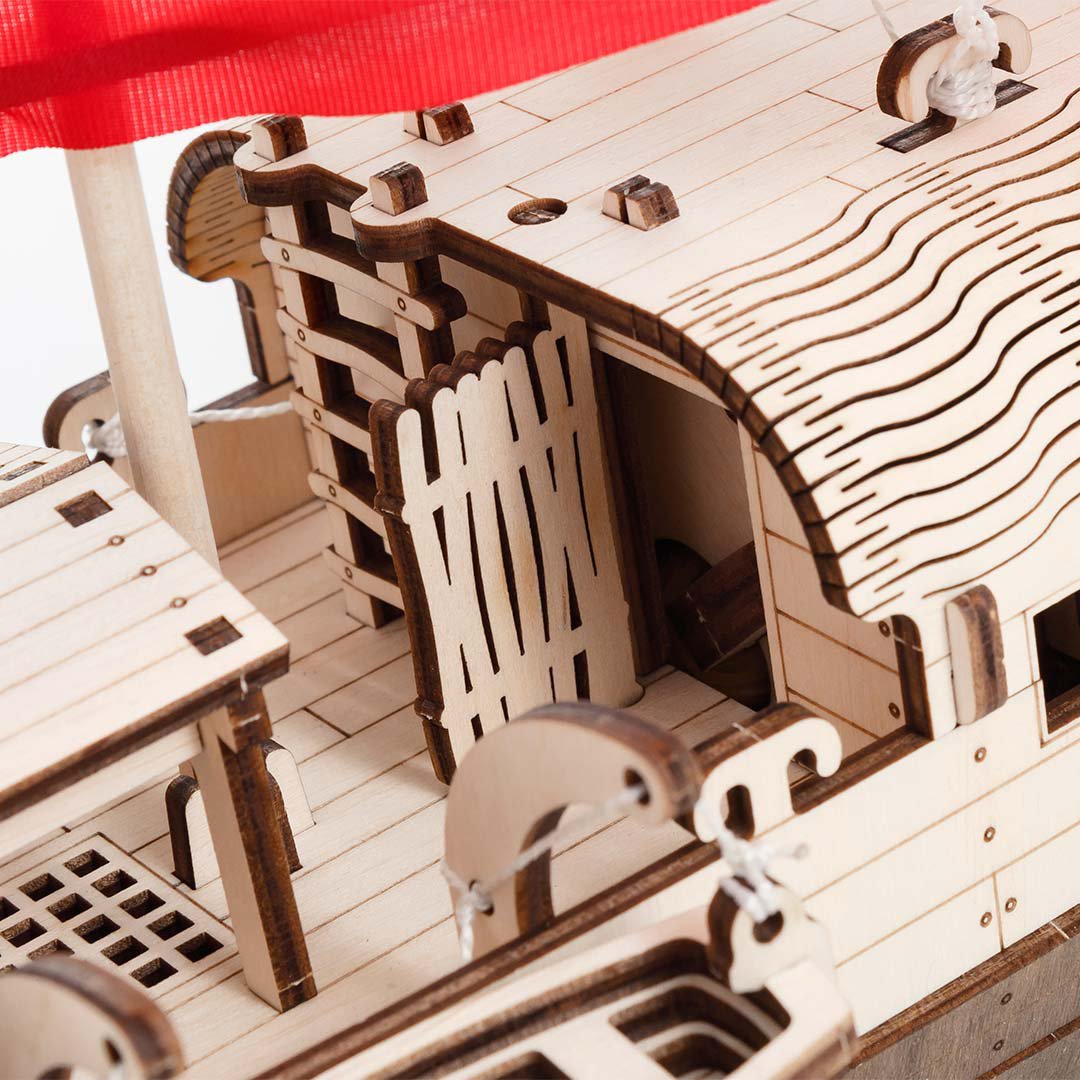 Eco Wood Art (EWA) 3D Houten Puzzel Djong