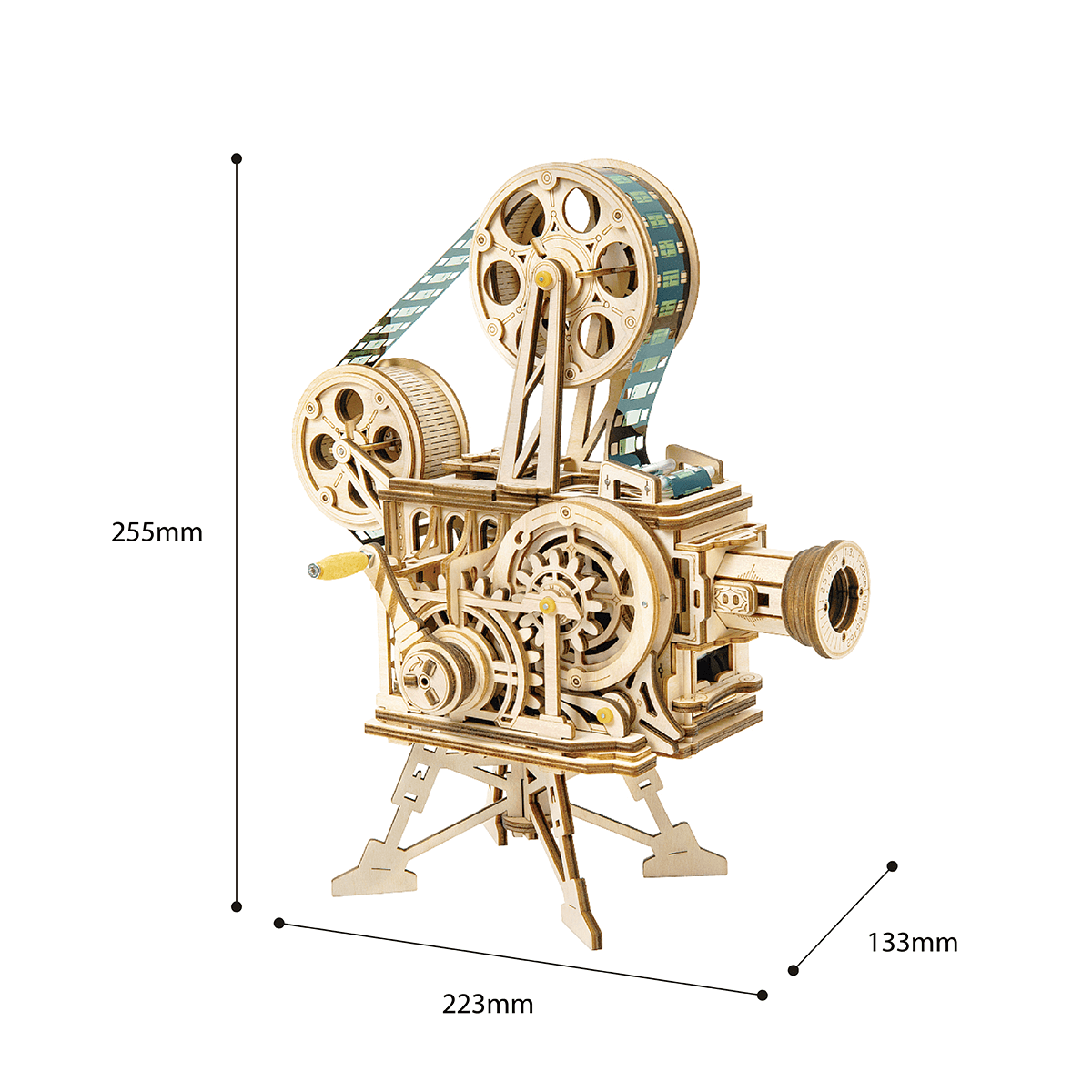 Robotime, Houten Puzzel 3D Vitascope/Movieprojector