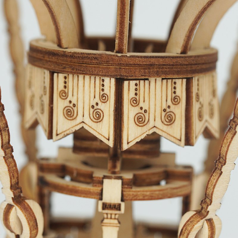 Robotime, 3D Houten Puzzel Hot Air Ballon