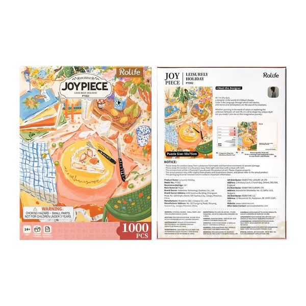 Robotime, Helemaal op gaan in deze legpuzzel in plaats van je computer Joypiece Leisurely Holiday