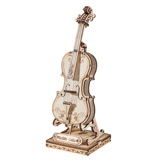 Robotime, 3D Houten Puzzel Muziekinstrument Cello