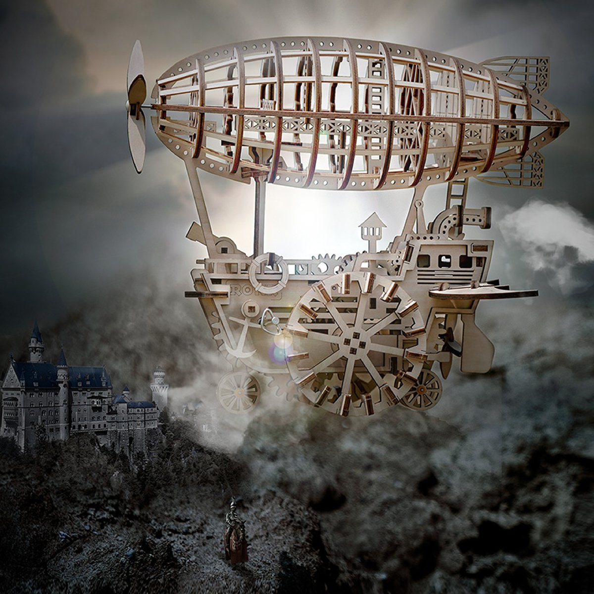 Robotime, Houten Puzzel 3D Airship