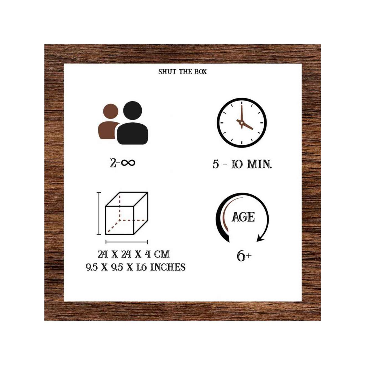 Logica Giochi Bordspel Shut the Box