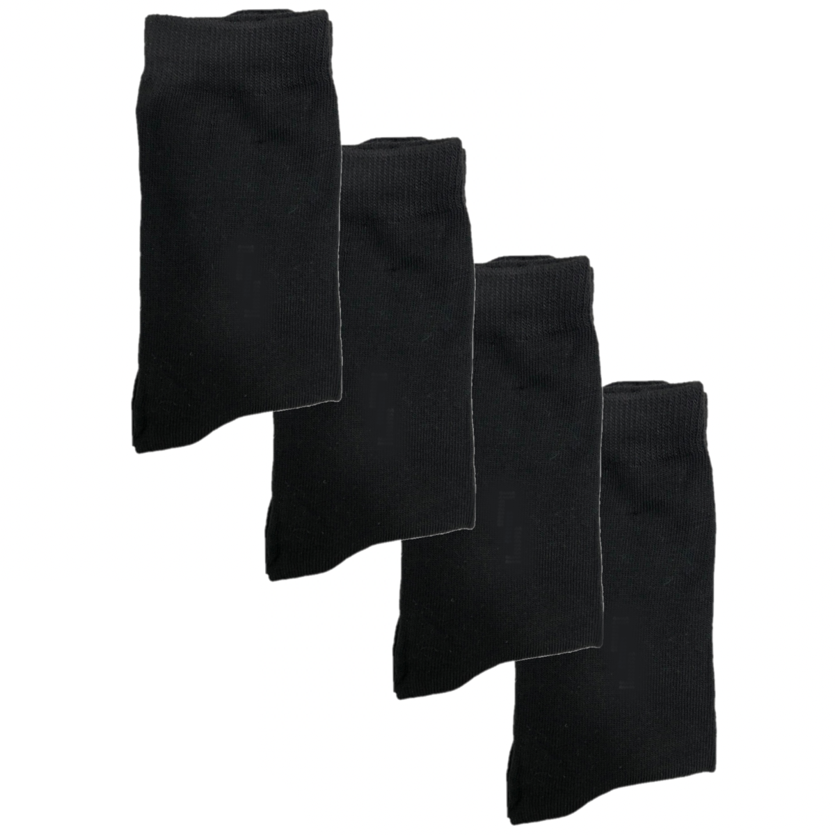 green-goose Bamboe Herensokken - 4 Paar - Zwart - Maat 39-44 - 85% Bamboe