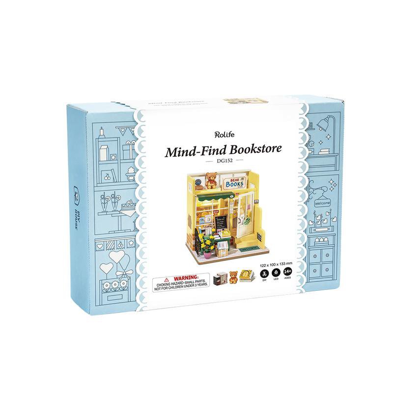 DIY Huisje Mind-Find Bookstore, Robotime
