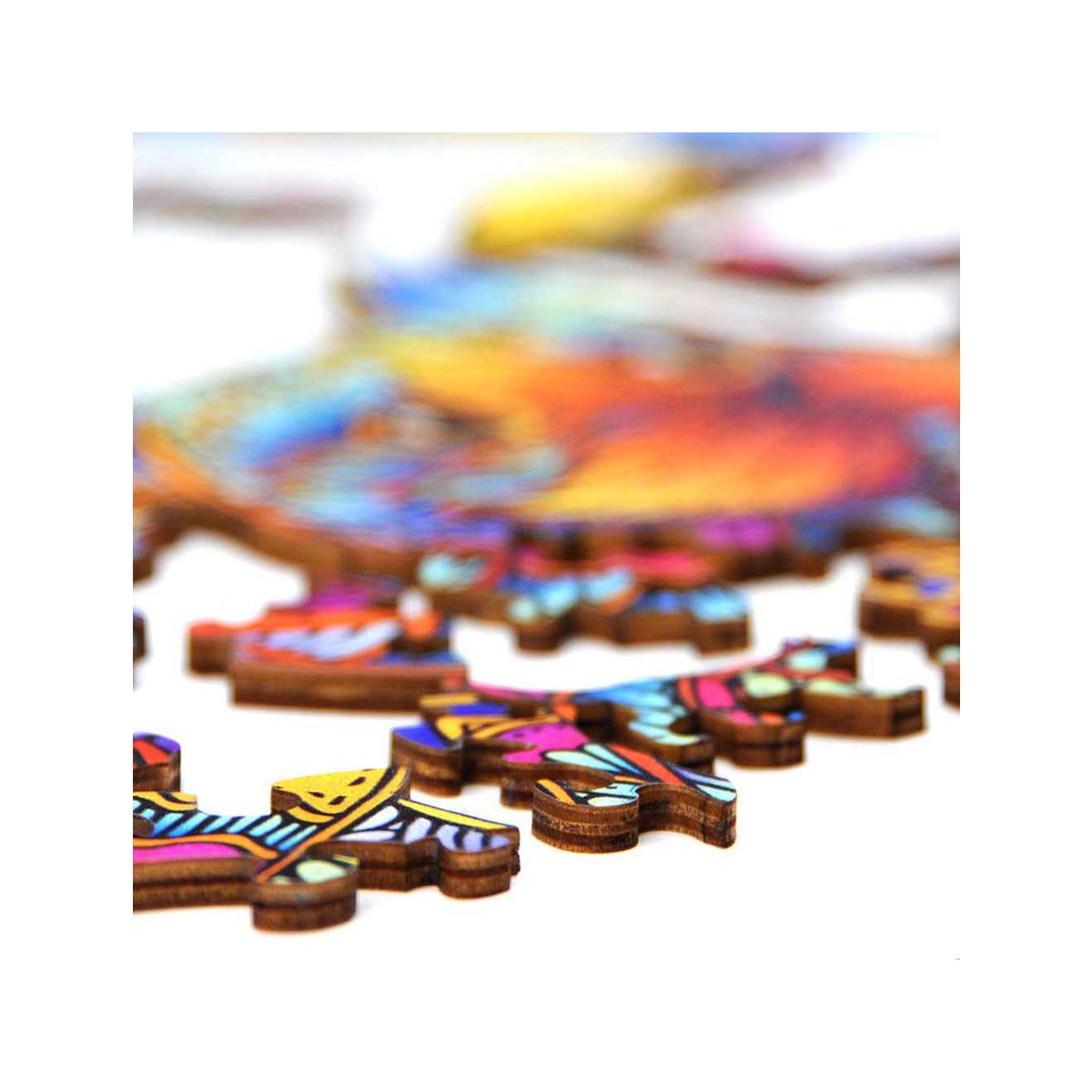 Logica Giochi Mandala Houten Legpuzzel Haan/ Rooster, 28,5x27,2 cm