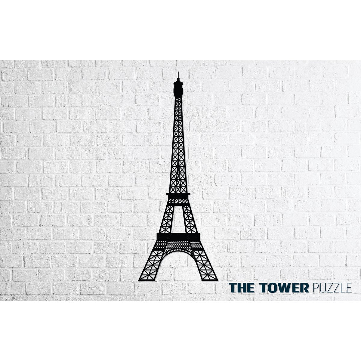 Eco Wood Art Eiffeltoren wandecoratie