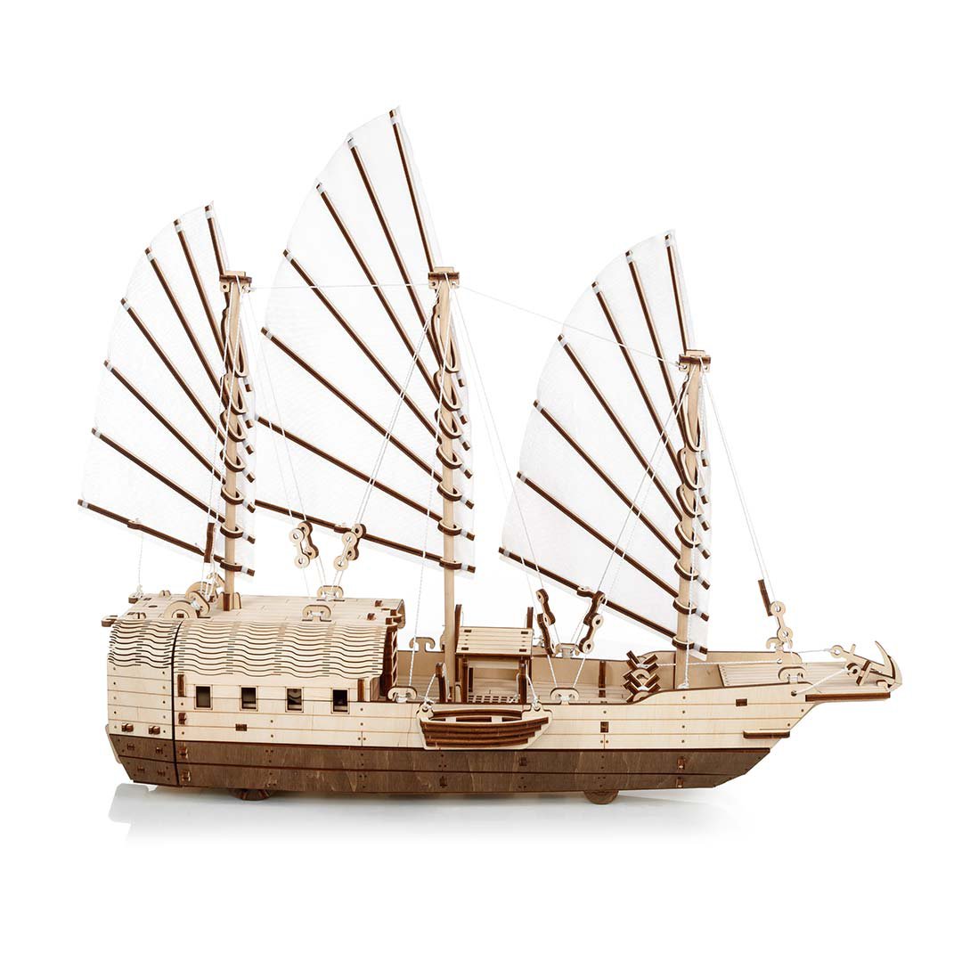 Eco Wood Art (EWA) 3D Houten Puzzel Djong