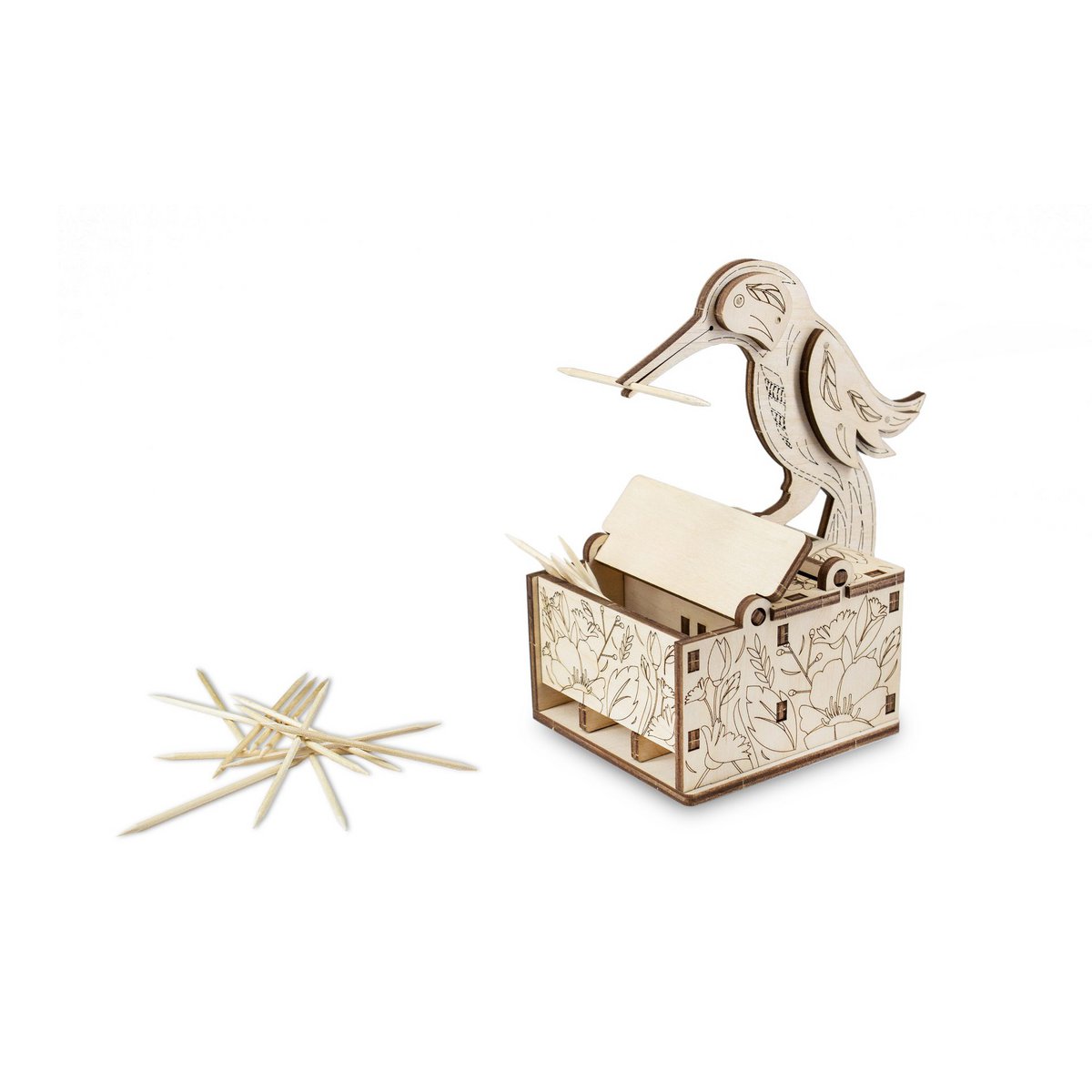 Eco Wood Art (EWA) 3D Mechanische Puzzel Bird Feeder