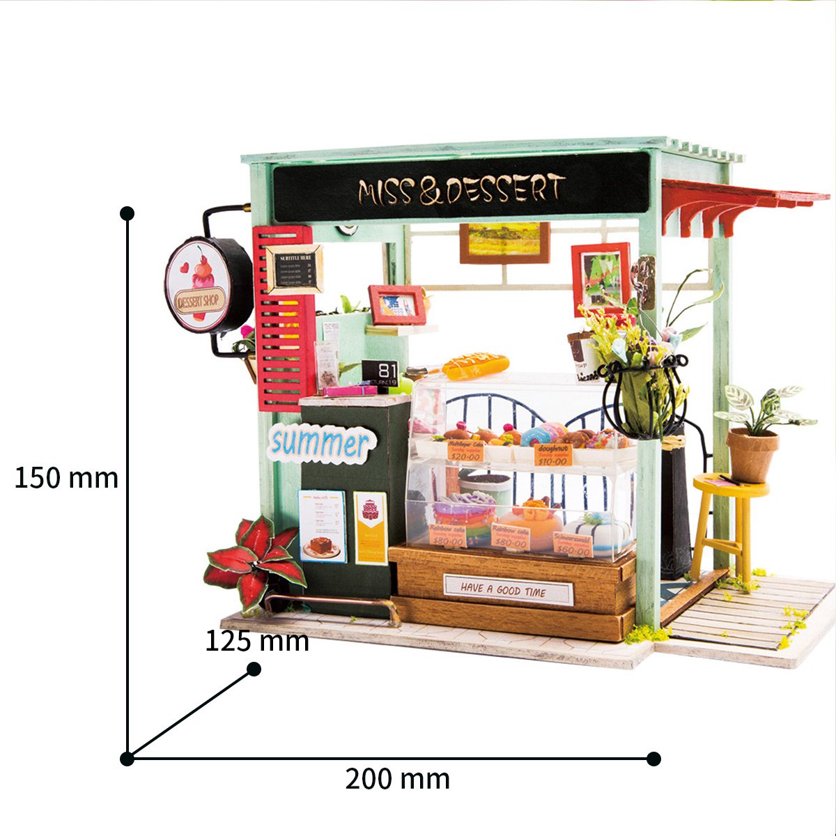 DIY Huisje Ice Cream Station, Robotime